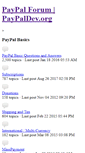 Mobile Screenshot of paypaldev.org